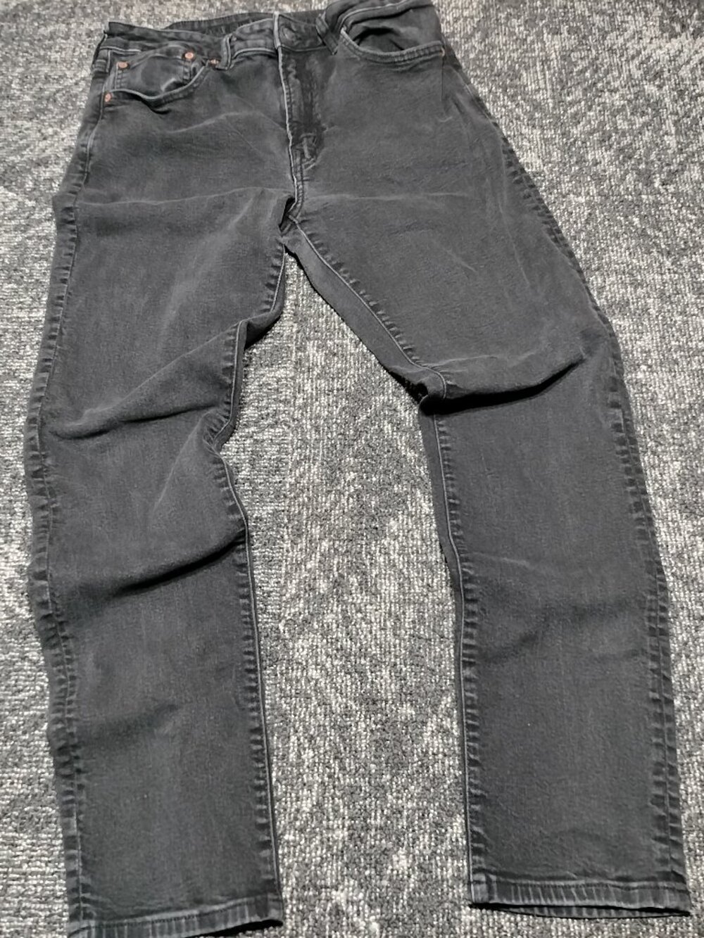 American Eagle Jeans Men's size 33x32 Black Airflex Athletic Fit Denim Pants